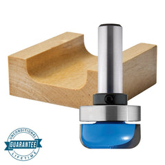 Rockler Dish Carving Router Bit - 1-1/4" Dia x 1/2" H x 1/2" Shank