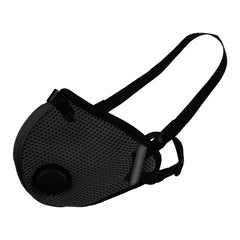 Large M2.5 Dual-Strap Mesh Face Mask, Black