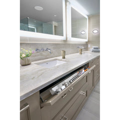 Tip-Out Tray Stainless Steel with Soft-Close Hinges - 25 in.