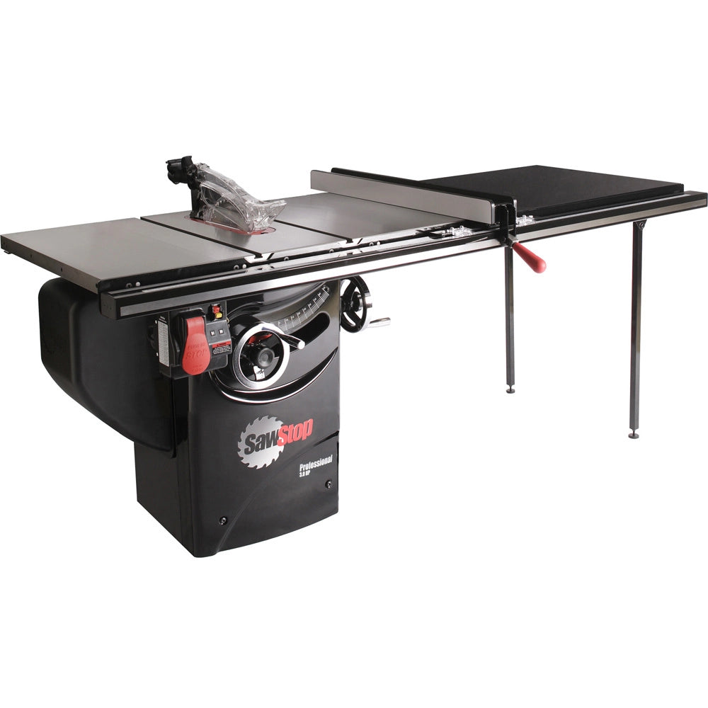 SawStop 3HP Professional Table Saw w/52'' Rails, Extension Table and T-Glide Fence