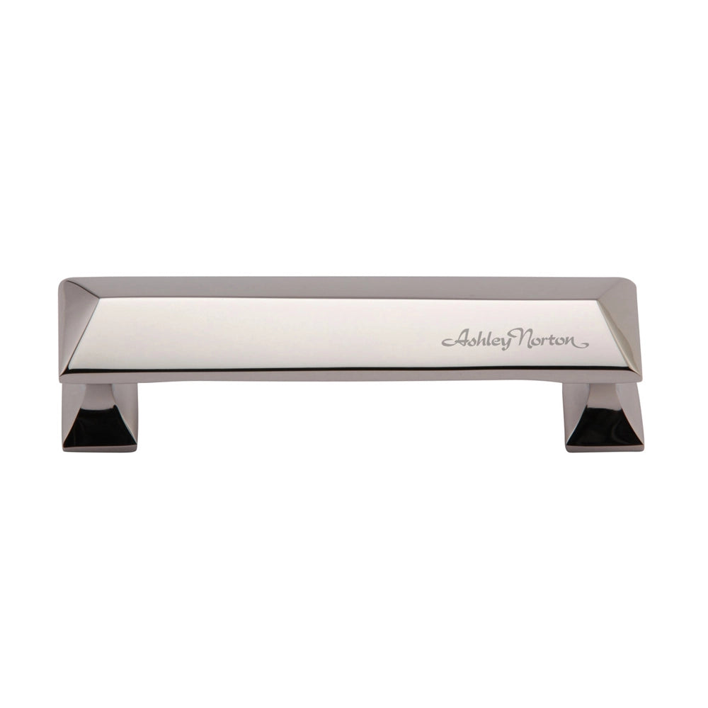 8-5/8''  Pyramid Cabinet Pull, Polished Nickel