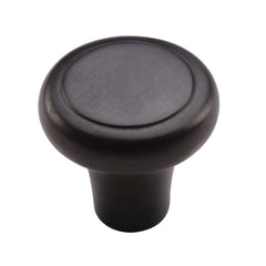 1-1/4''  Newport Cabinet Knob, Dark  Oil-Rubbed