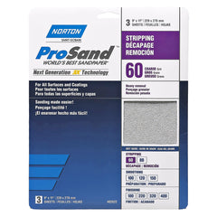 80-Grit Norton ProSand Sandpaper, 3-Pack