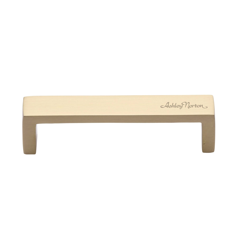 6-1/4''  Wide Modern Cabinet Pull, Satin Brass