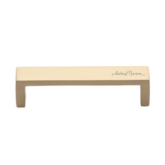 6-1/4''  Wide Modern Cabinet Pull, Satin Brass