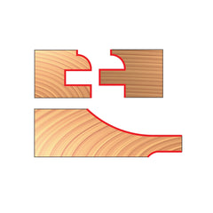 Freud® 97-158 3-Pc. Door Router Bit Set - 1" H x 1/2" Shank