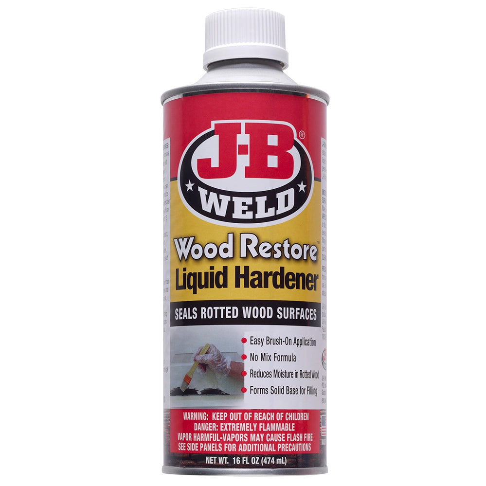J-B Weld Wood Restore Liquid Hardener, 16 oz.