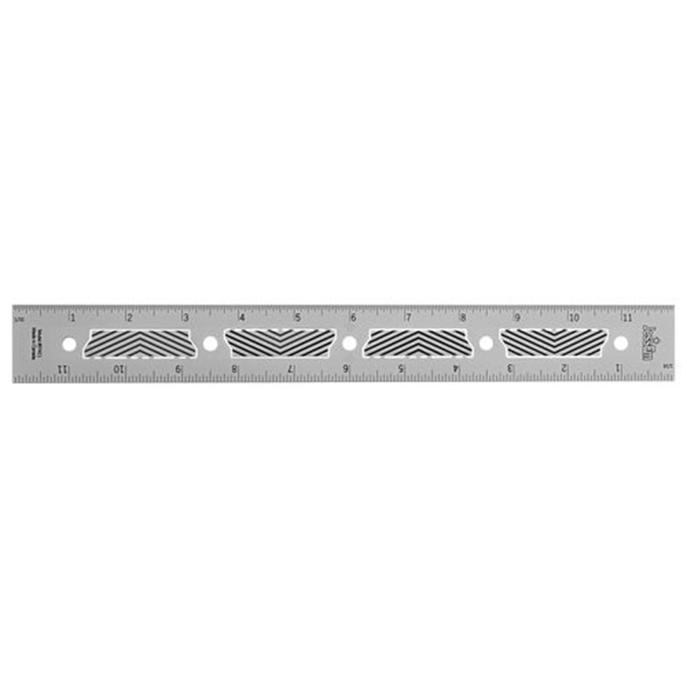 JessEm Imperial Stainless Steel Precision Rule, 6''
