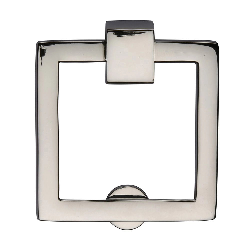 2-1/2''  Large Square Cabinet Drop Pull, Polished Nickel