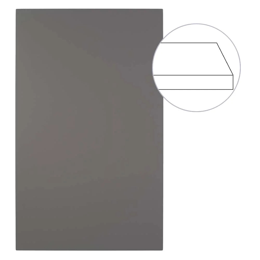Thermofoil RTF Slab Door, Custom Sizes and Materials
