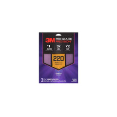 3M Pro Grade Precision Faster Sanding Sheets with No-Slip Grip Backing, 3-Pack, 80-Grit