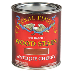 General Finishes Oil Based Wood Stain, Antique Cherry, Quart