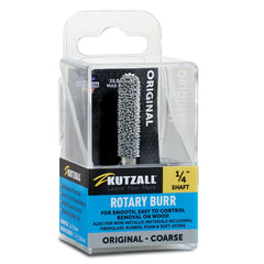 Kutzall Original - Ball Nose Burr, 1/4'' Shaft, Head Diameter 1/4'' X Head Length 1-3/4'', Coarse