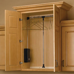 26" Pull-Down Closet Rod, Chrome, Wire (CPDR-1826)