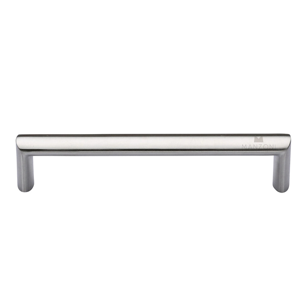 6-3/8''  Ellipse Stainless Steel Cabinet Pull, Satin Stainless