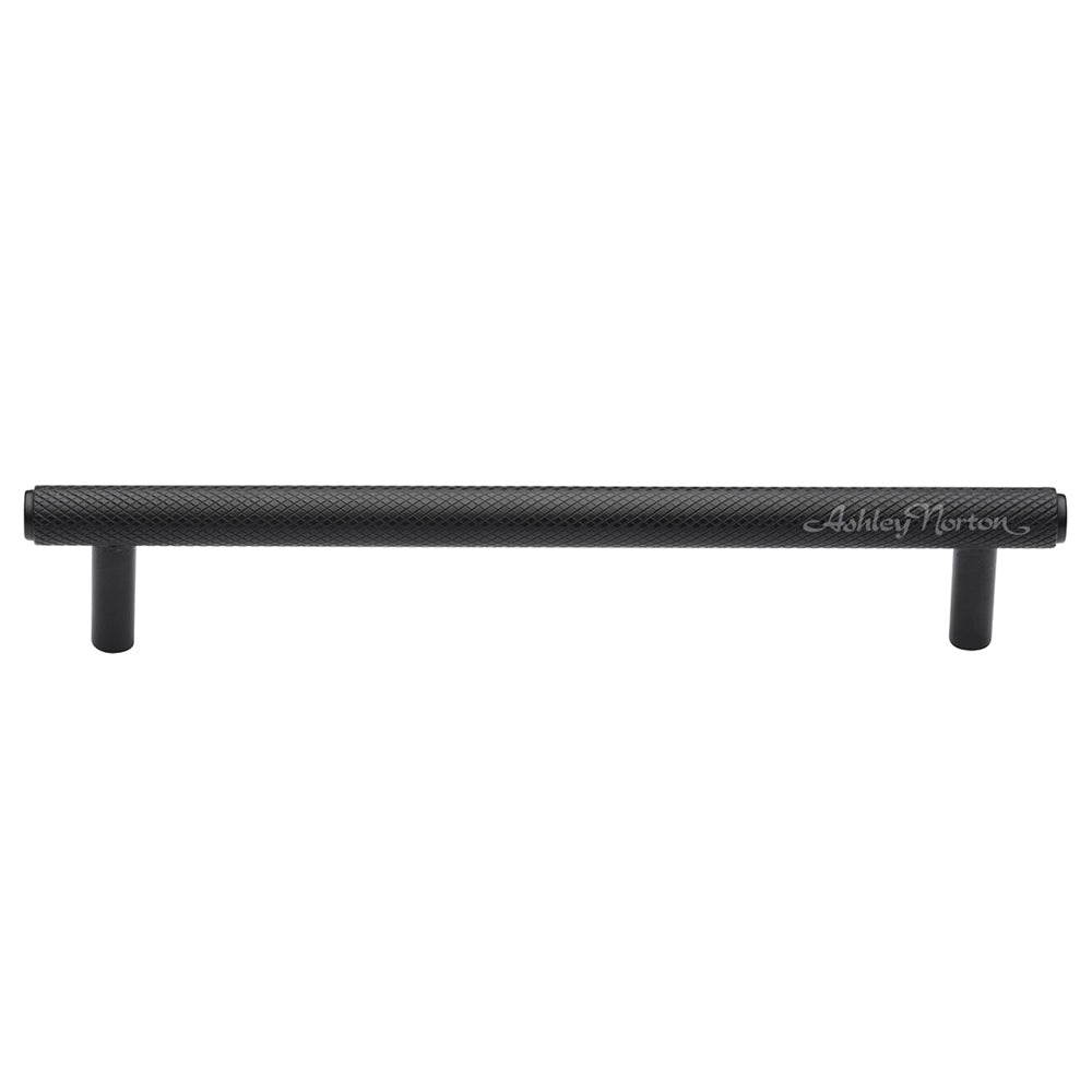 7-1/4''  Basel Knurled Cabinet Pull, Dark  Oil-Rubbed