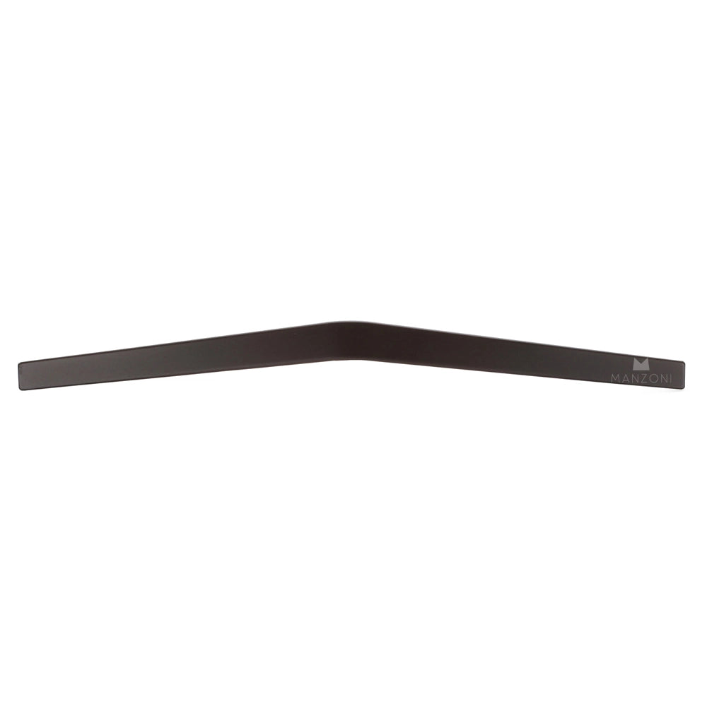 13-3/8''  Boomerang Cabinet Pull, Satin Black