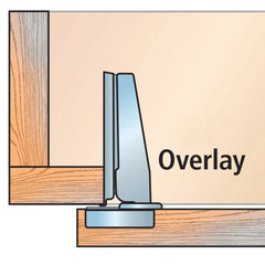 Blum Clip Top Soft-Close Hinge Kit (Pair) for Face Frame, 3/8'' to 5/8'' Overlay
