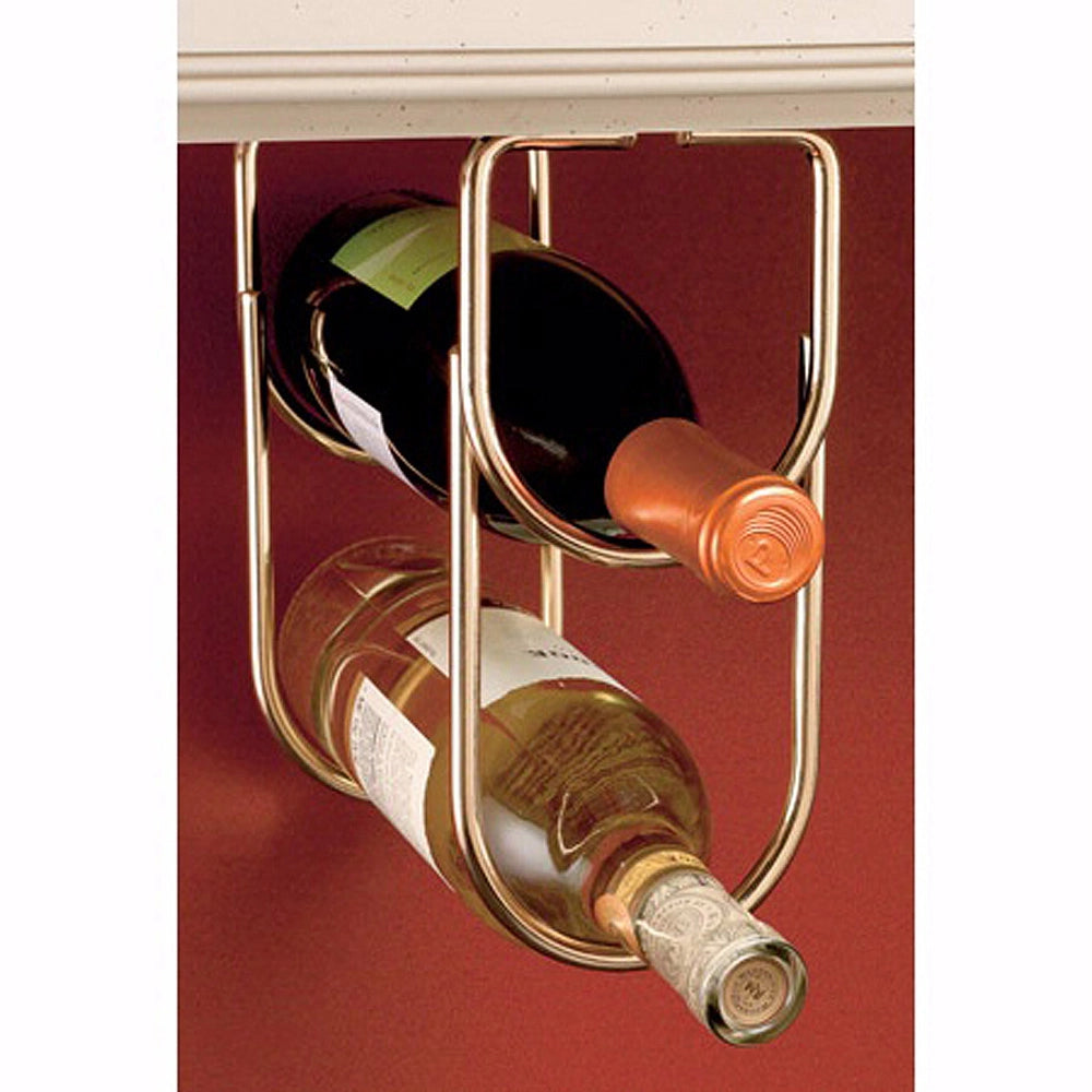 Double Bottle Rack, Brass (3250BR)