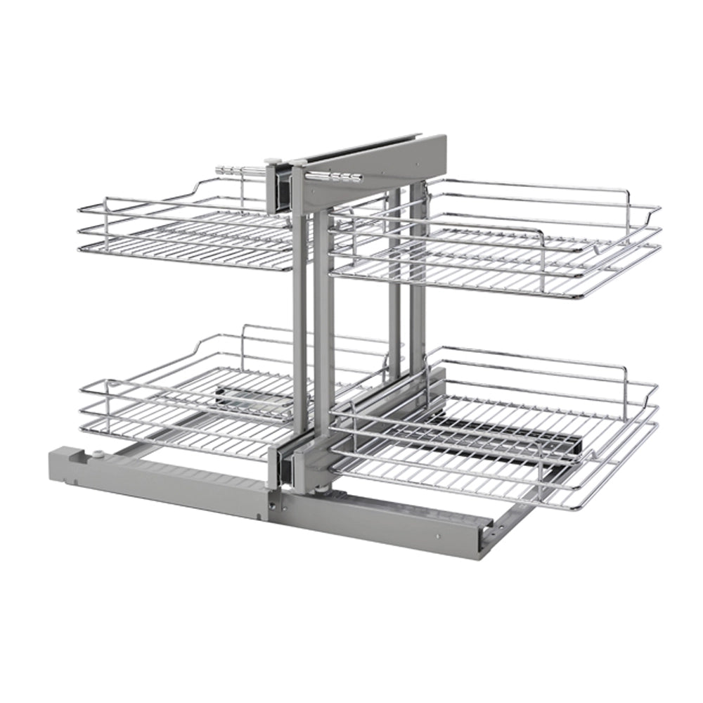Pullout Soft-Close Wire Pull-Slide-Pull Blind Corner Accessories - 18 in.