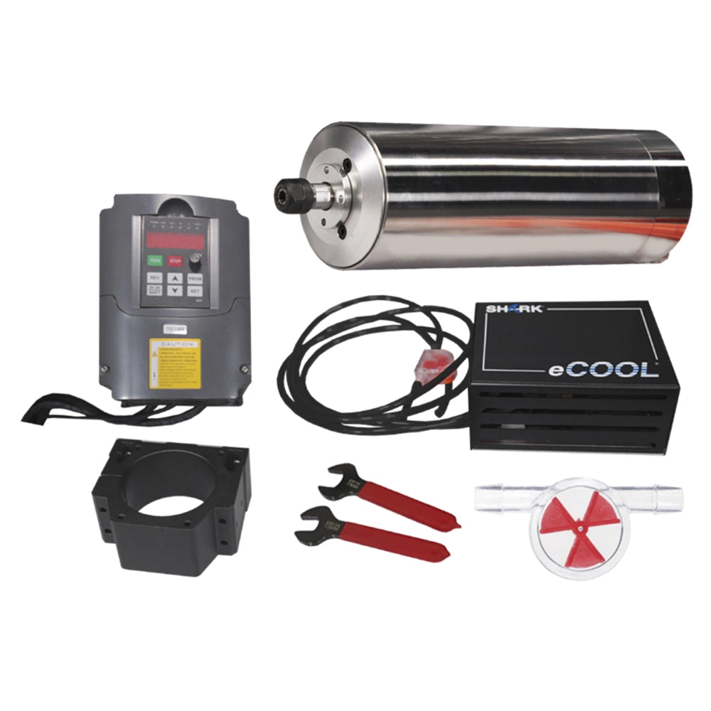 3HP Water-Cooled Spindle Kit for HD5 & HD6 Series CNC Shark