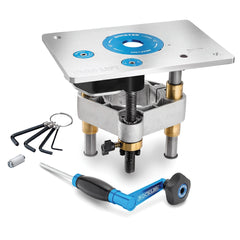 Rockler Pro Router Lift, 8-1/4'' x 11-3/4'' plate (Fits Rockler Tables)
