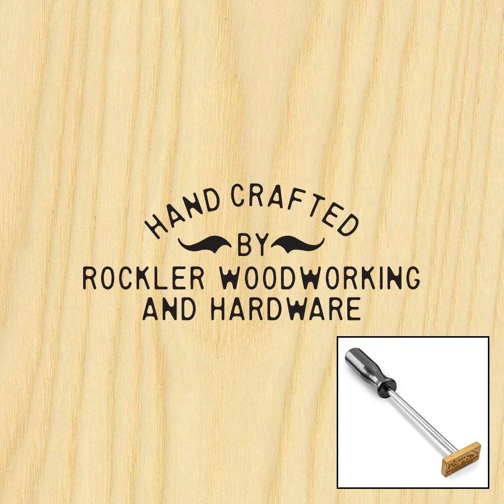 Four-Line Basic Arc Branding Iron, Torch-Heated Handle