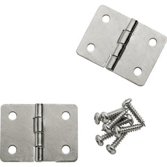 3/4" x 5/8" Butt Hinge, Nickel