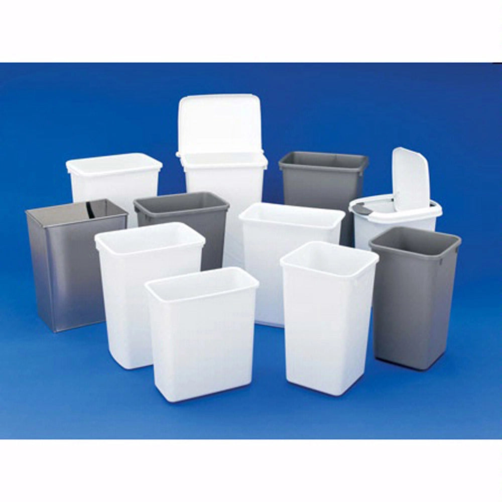 50 Quart Replacement Waste Container, Metallic Silver (RV-50-17-52)