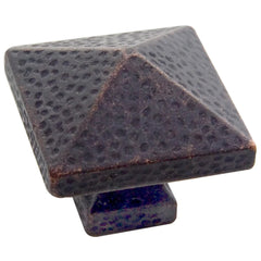 Satin Bronze Arts & Craft-Style Square Knob, 1-1/4''