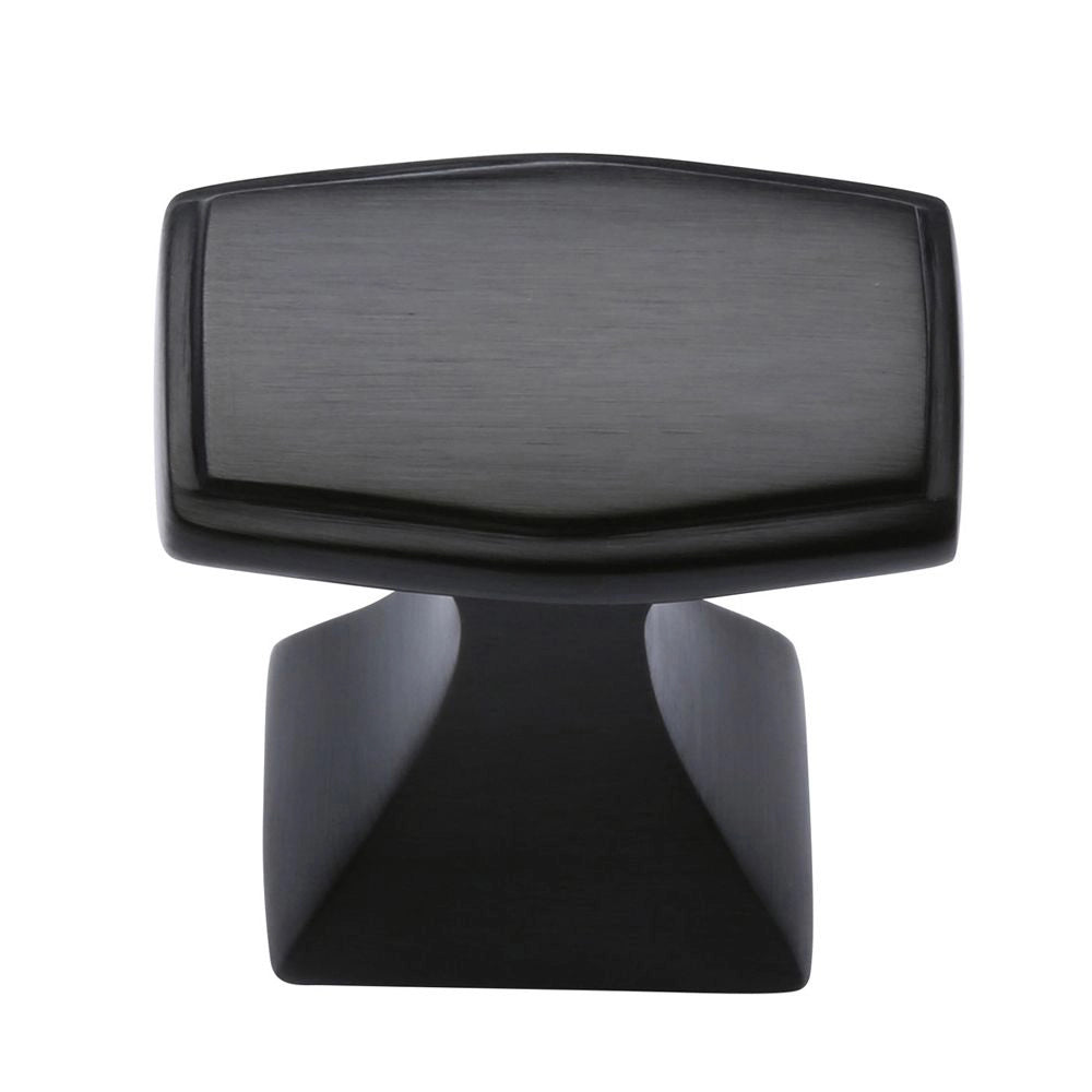 1-1/4''  Deco Cabinet Knob, Dark  Oil-Rubbed