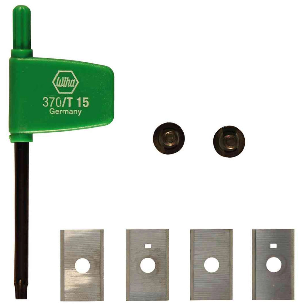 Replacement Reversible Blades for Festool Router Bits, 12x12mm, 4-Pack (491391)