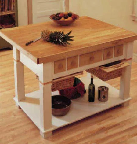 Classic Kitchen Island Downloadable Plan