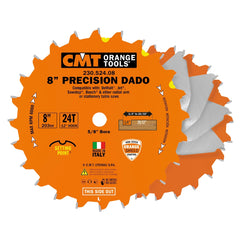 CMT Precision Dado Blade Set, 8'' x 24T