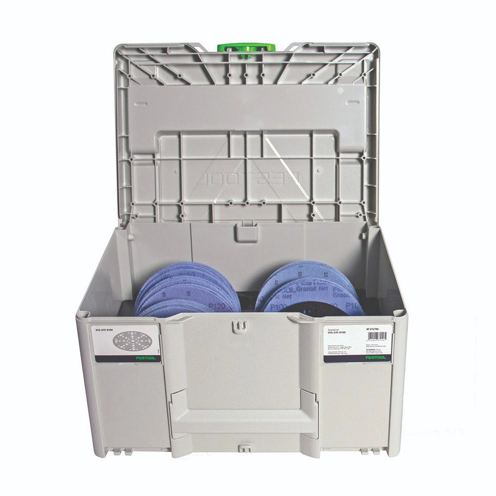 Festool Granat Net Abrasive Systainer SYS3-STF D150 GR NET-Set (578147)