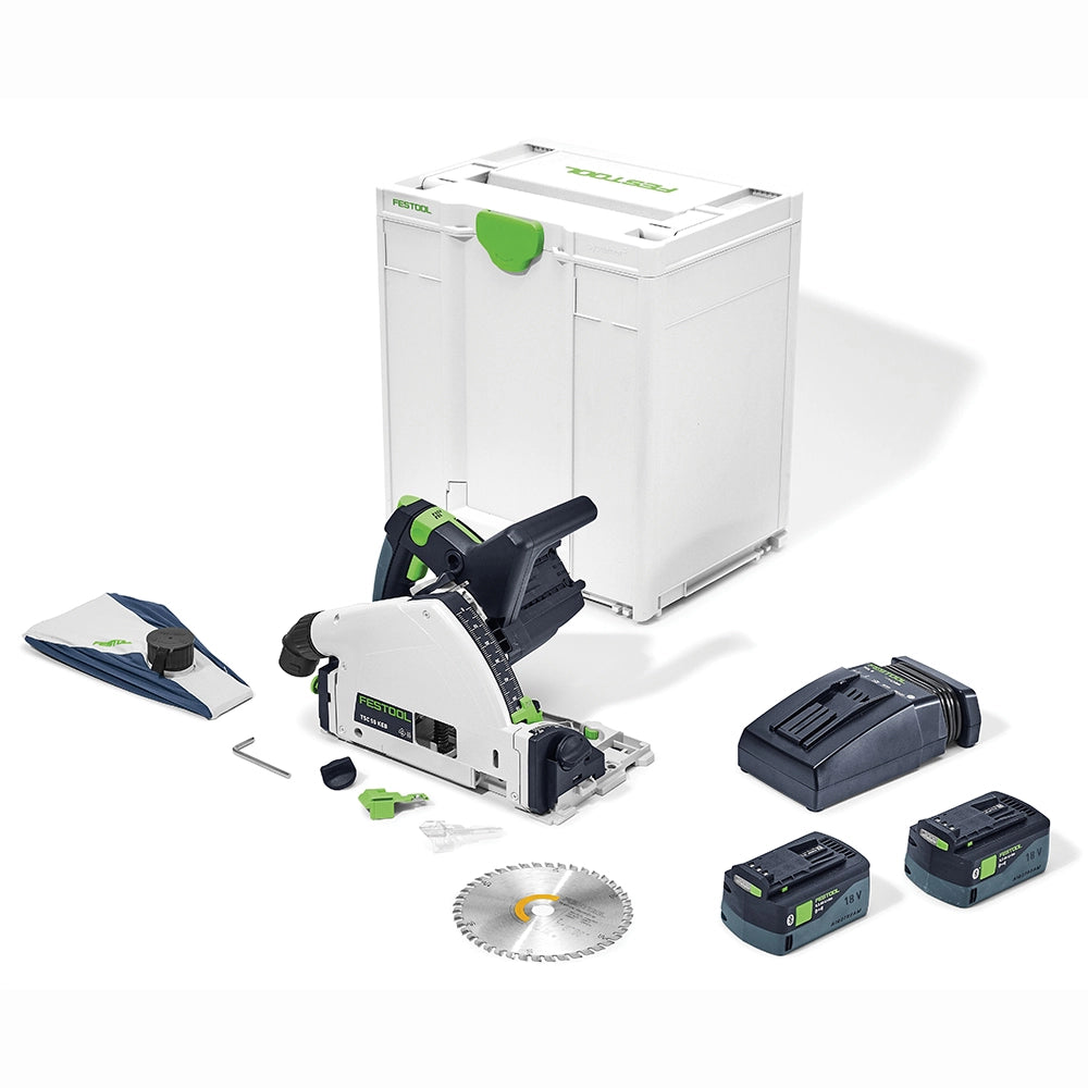 Festool TSC 55 K Cordless Track Saw Kit (577677) with Kickback Stop
