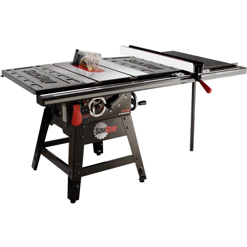SawStop Contractor Table Saw w/36'' Rails, Extension Table and T-Glide Fence