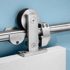 I-Semble Rolling Door Hardware Kit, Top Mount, Stainless Steel