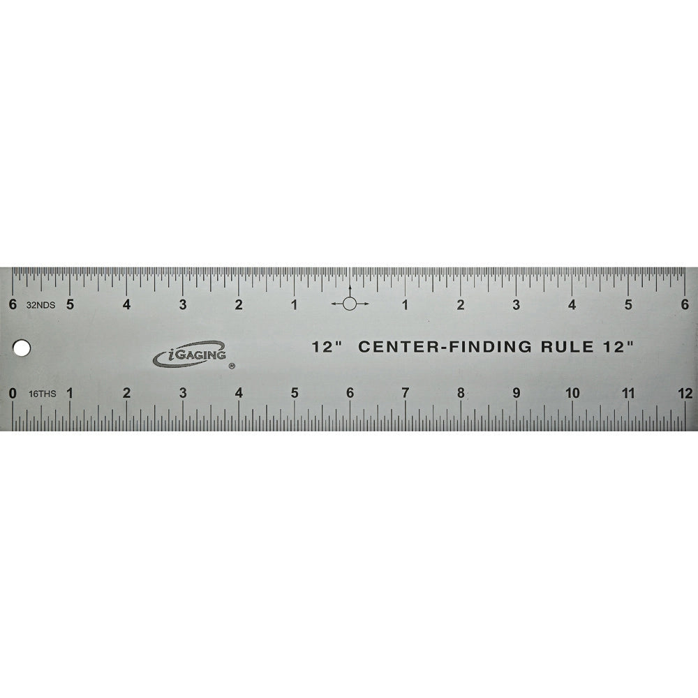 iGaging 12'' Center Rule & Angle Gauge
