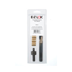E-Z Knife Threaded Insert Installation Kit for Hard Wood - Brass - 5/16-24