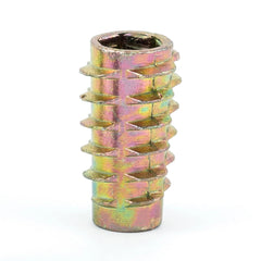 Threaded Insert for Soft Wood - Flush - 1/4-20 x 20mm