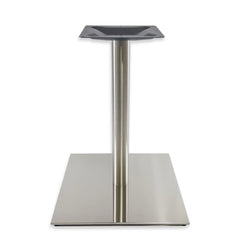 Verona 17'' Square Stainless Steel Table Base, Table Height