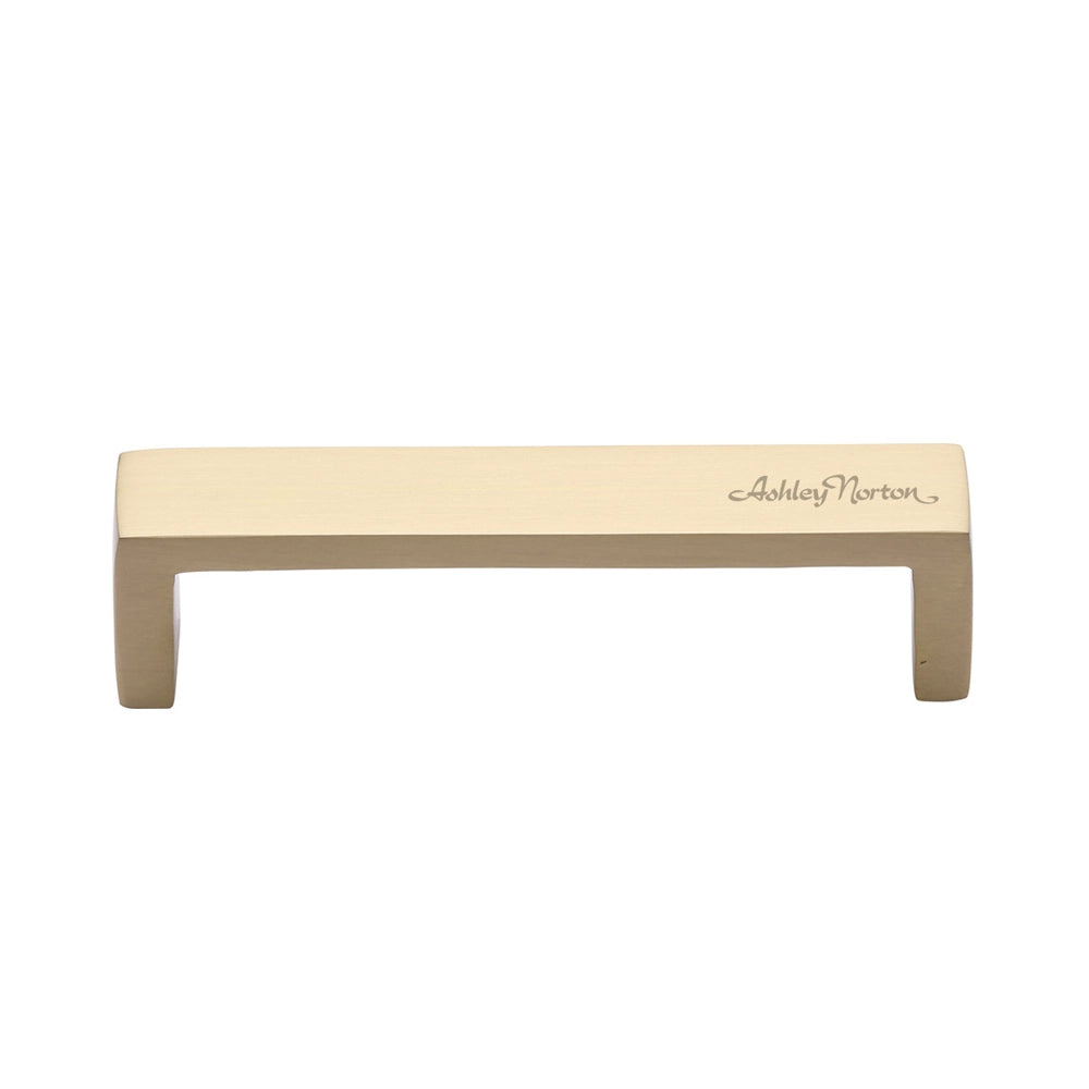 8-1/4''  Wide Modern Cabinet Pull, Satin Brass