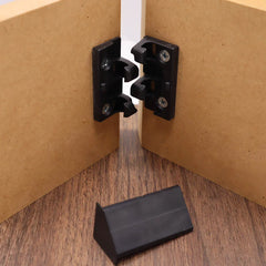 Striplox 2'' Right Angle Connectors (90D 51), Black, 2-Pack