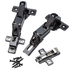 Salice 165° Cabinet Hinges, Frameless, Titanium Finish, Full Overlay