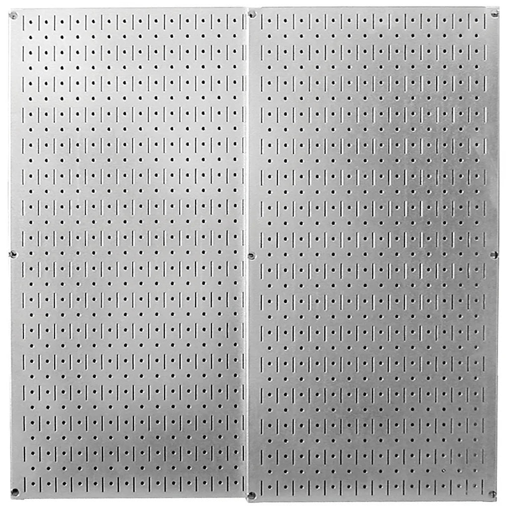 Galvanized Steel Wall Control Tool Board Pegboard (2 Pack)