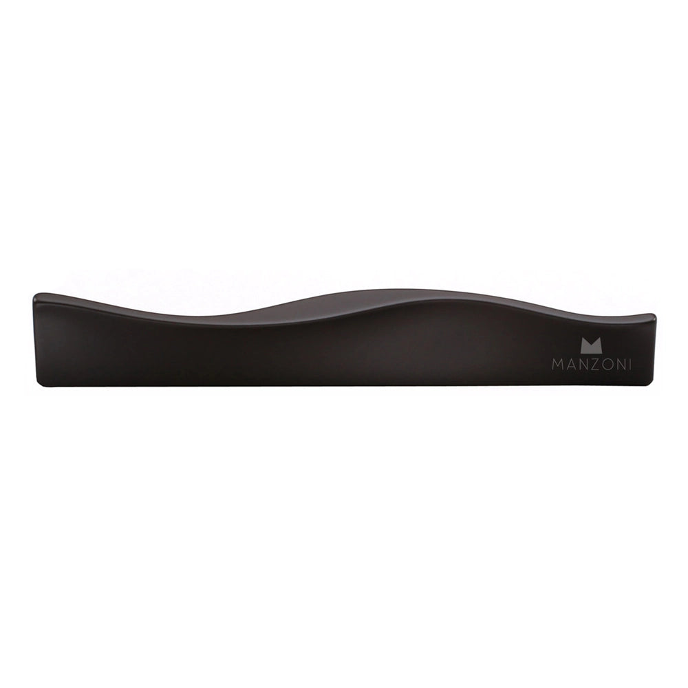 7-7/8''  Wave Cabinet Pull, Satin Black