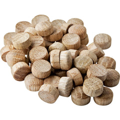 Birch-3/8" Oval Top Wood Plugs