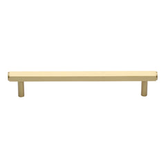 9-1/4''  Hex Modern Cabinet Pull, Satin Brass