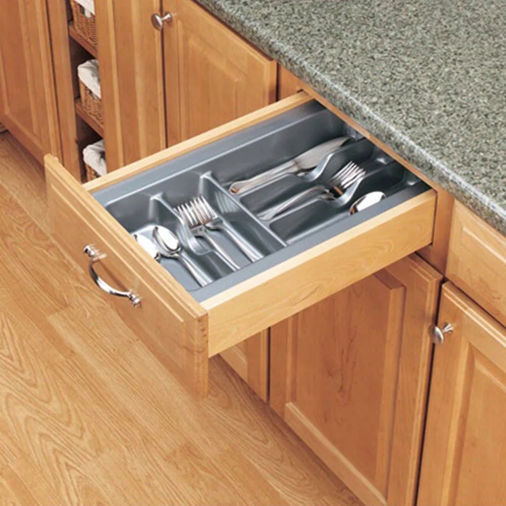 11-1/2" Wide Cutlery Tray, Metallic Silver (GCT-1S-52)